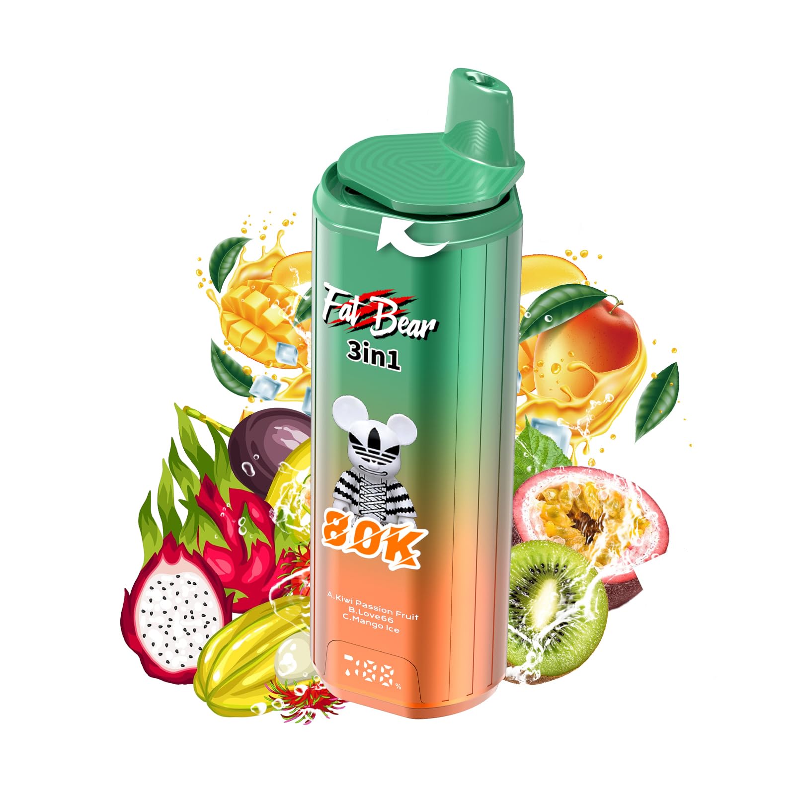 Amazon | 【3in1フレーバー 80000回】電子タバコ 使い捨て 持ち運び